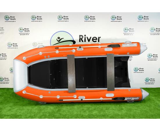 Надувная лодка RiverBoats RB 430 (Встроенный рундук) (транец L — 515 мм.)