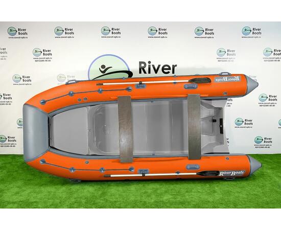 Надувная лодка RiverBoats RB 430 (Встроенный рундук) (транец L — 515 мм.)
