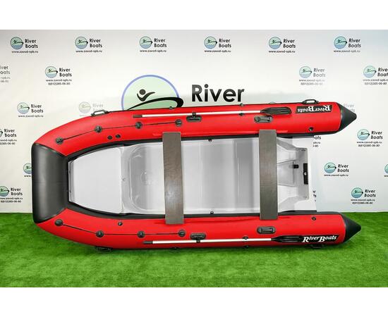 Надувная лодка RiverBoats RB 430 (Встроенный рундук) (транец L — 515 мм.)