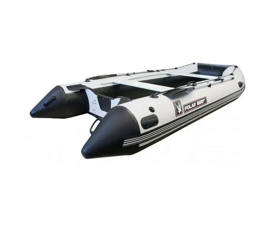Надувная лодка Polar Bird 385M NEW Merlin Кречет (стеклокомпозит) черный/белый