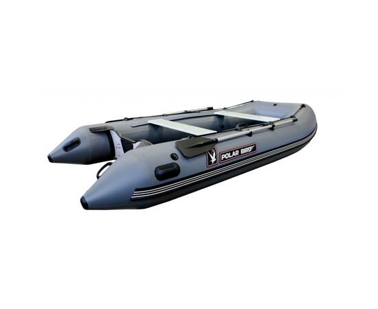 Надувная лодка Polar Bird 385M NEW Merlin Кречет (стеклокомпозит) серый