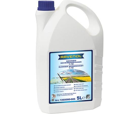 Омыватель летний концентрат RAVENOL Sommerscheibenr.Konz. 1:10 (5л)