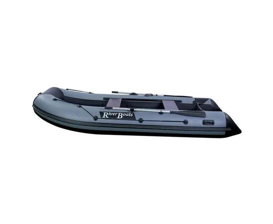 Надувная лодка RiverBoats RB 350 Киль (черно-тиффани)