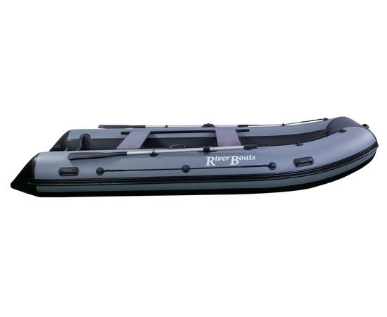 Надувная лодка RiverBoats RB 370 НДНД (черно-тиффани)
