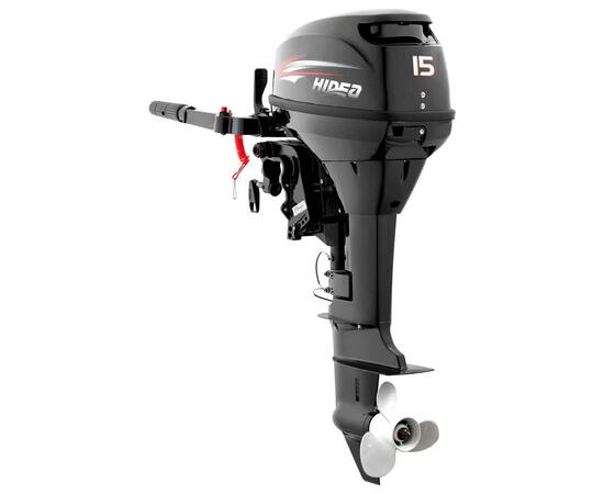 Лодочный мотор Hidea HD 15 FHS (2-х тактный) с розеткой