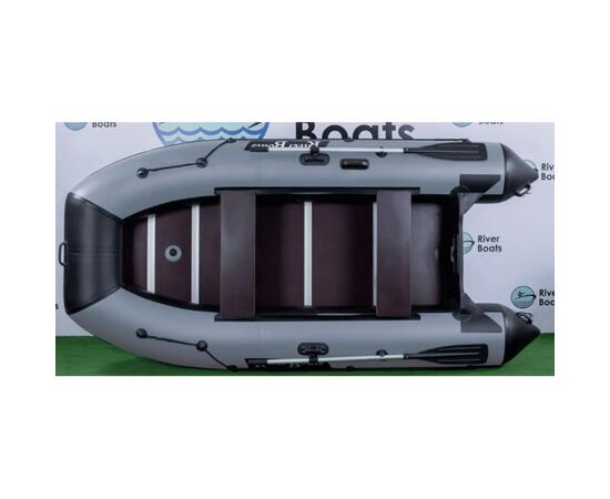 Надувная лодка RiverBoats RB 330 Киль (серо-белый)