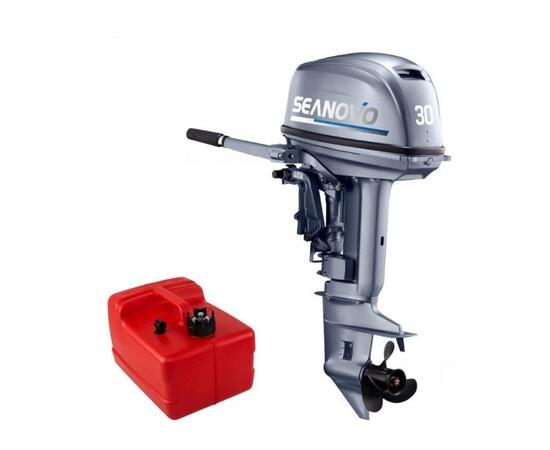 Лодочный мотор 2T Seanovo SN 30 FHS, в комплекте с выносным баком 12л