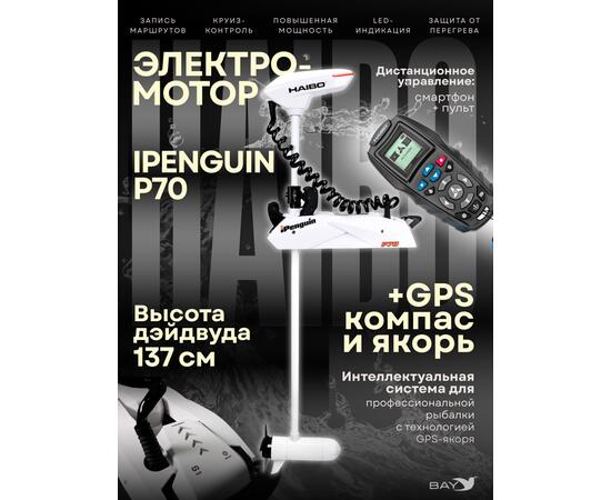 Электромотор лодочный Haibo iPenguin P70