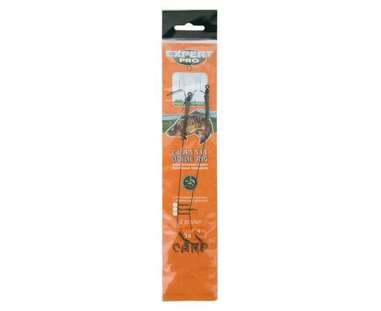 Поводок карповый для бойлев Classic 25lb size 8 кр.Kumho