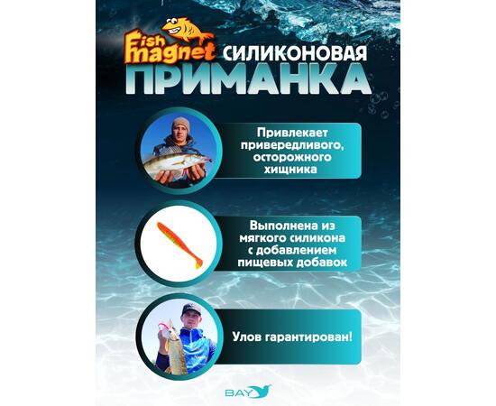 Силиконовые приманки Fish Magnet Talisman Pro 4" (102 мм) цвет 224