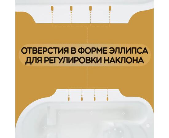Органайзер в лодку ПВХ БА белый с чёрным креплением