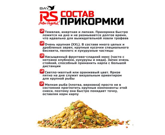 Прикормка RUTILUS RS Карп, Крупный XXL 1кг