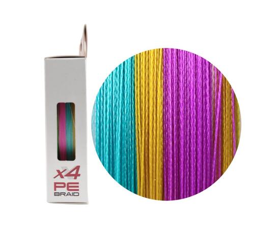 Шнур RUZZA X4 150м Multicolor 0,06мм 2,7кг/6lb
