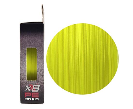 Шнур RUZZA X8 150м Fluo Yellow 0,14мм 11,3кг/25lb