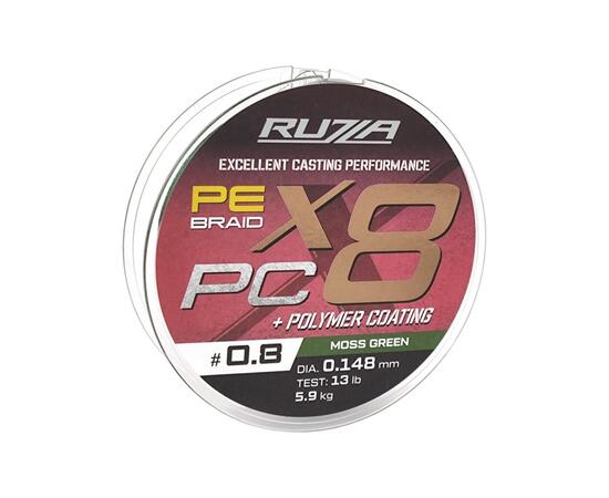 Шнур RUZZA X8 PC 150м Moss Green 0,148мм 5,9кг/13lb