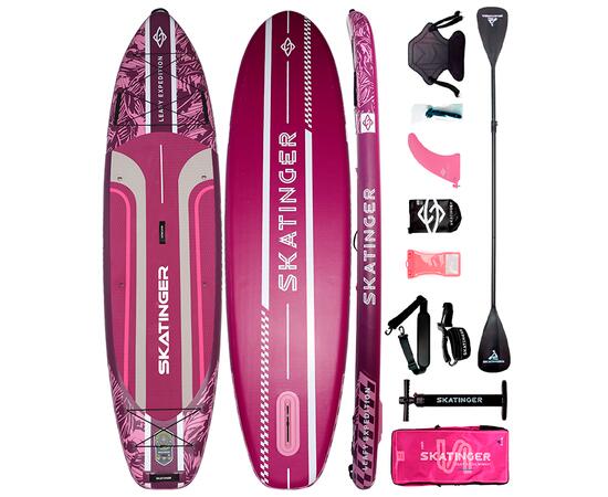 Сапборд Skatinger Leafy Expedition Pink
