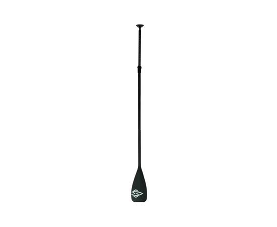 Однолопастное весло из алюминия Skatinger Fiberglass SUP Paddle Screen Printing, черный