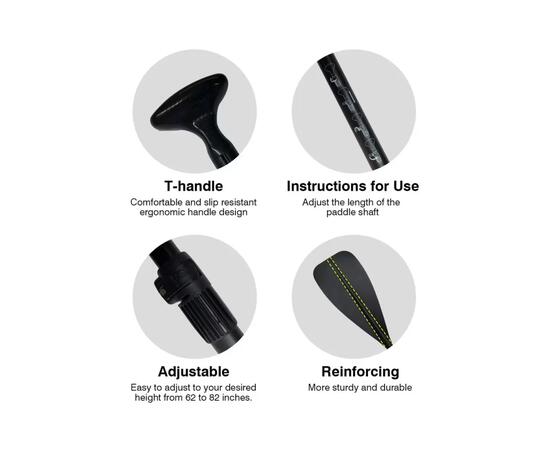 Однолопастное весло из алюминия Skatinger Aluminum SUP Single Blade, фиолетовый