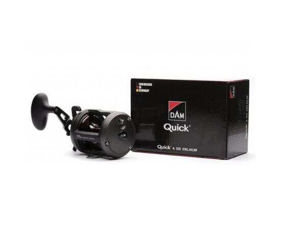 Катушка троллинговая DAM Quick 4 SD 30LHLW 3+1BB LEFT Al sp, Linewinder
