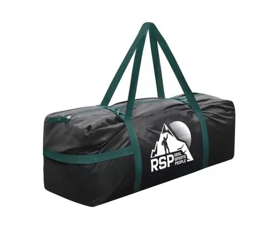 Сумка RSP Duffel M для палатки и снаряжения, черный, зеленая стропа