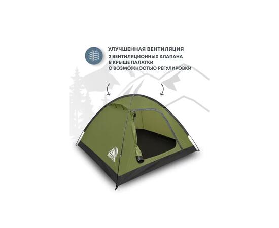 Палатка RSP Kold 3 для туризма и кемпинга, оливково-зеленый