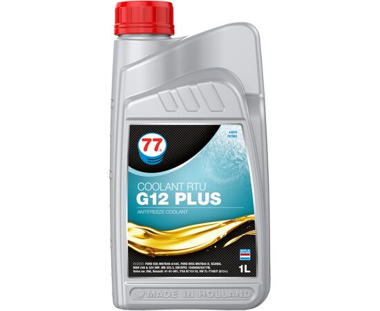 Антифриз-концентрат красный G12 PLUS 1 л (77 Lubricants)