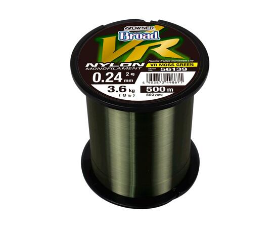 Леска OWNER Broad VR Moss Green Nylon 500м 0,24мм 3,6кг