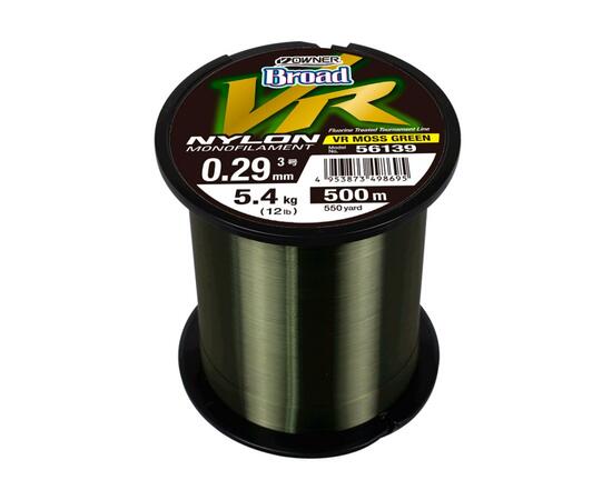 Леска OWNER Broad VR Moss Green Nylon 500м 0,29мм 5,4кг