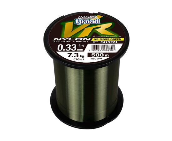 Леска OWNER Broad VR Moss Green Nylon 500м 0,33мм 7,3кг