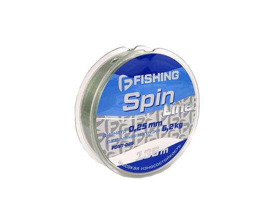 Леска F-FISHING Spin Line 135м 0,25мм 6,2кг/13,7lb