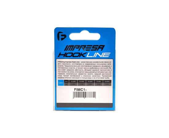 Леска F-FISHING Impresa Hook Line Clear 100м 0,181мм 2,69кг 5,9lb