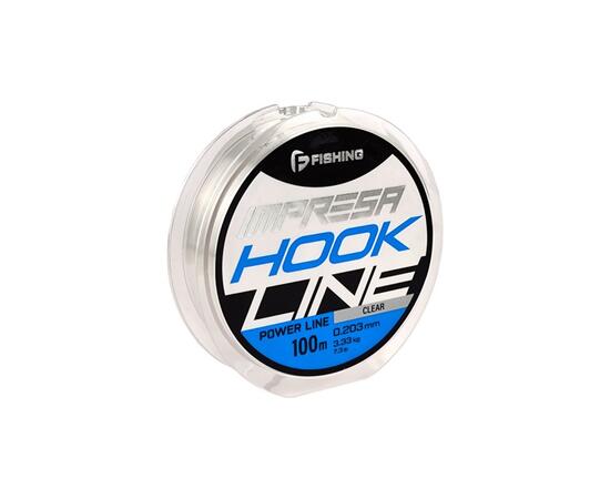 Леска F-FISHING Impresa Hook Line Clear 100м 0,203мм 3,33кг 7,3lb