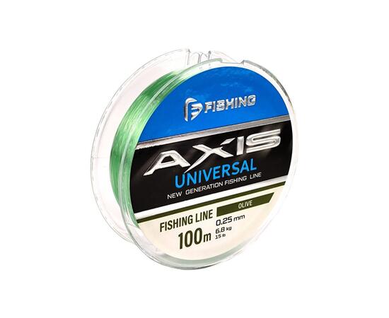 Леска F-FISHING Axis Universal Line Olive 100м 0,25мм 6,8кг 15lb