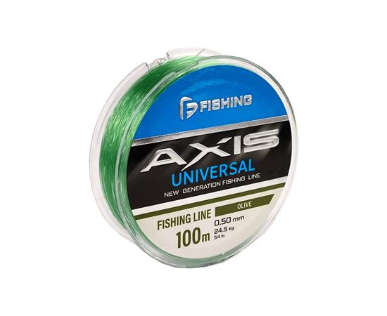Леска F-FISHING Axis Universal Line Olive 100м 0,50мм 24,5кг 54lb