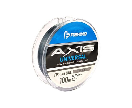 Леска F-FISHING Axis Universal Line Silver 100м 0,25мм 6,8кг 15lb