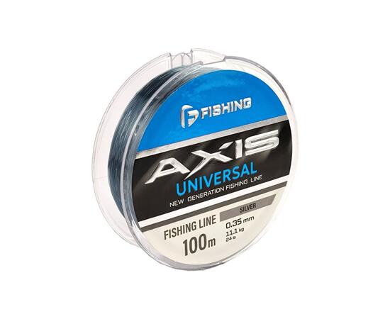 Леска F-FISHING Axis Universal Line Silver 100м 0,35мм 11,1кг 24lb