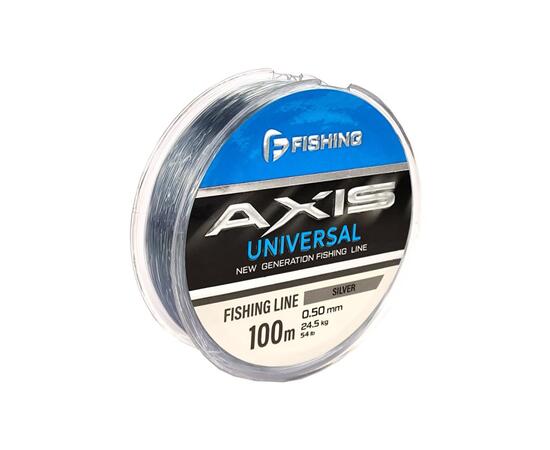 Леска F-FISHING Axis Universal Line Silver 100м 0,50мм 24,5кг 54lb