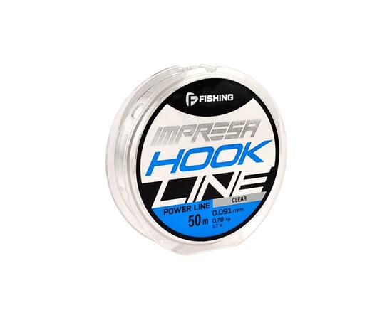 Леска F-FISHING Impresa Hook Line Clear 50м 0,091мм 0,78кг 1,7lb