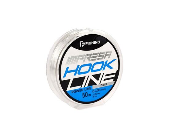Леска F-FISHING Impresa Hook Line Clear 50м 0,105мм 1,03кг 2,3lb