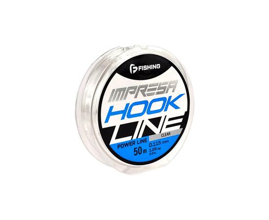 Леска F-FISHING Impresa Hook Line Clear 50м 0,115мм 1,29кг 2,8lb
