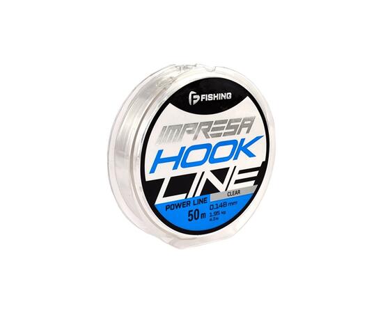Леска F-FISHING Impresa Hook Line Clear 50м 0,148мм 1,95кг 4,3lb