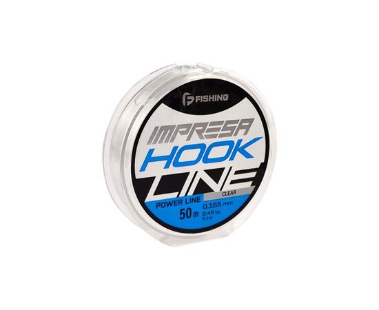 Леска F-FISHING Impresa Hook Line Clear 50м 0,165мм 2,45кг 5,4lb