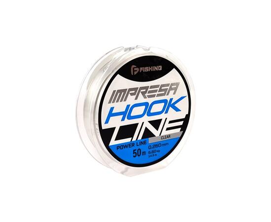 Леска F-FISHING Impresa Hook Line Clear 50м 0,260мм 6,60кг 14,5lb