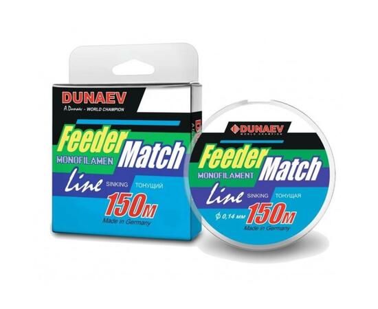 Леска Dunaev Feeder-Match Sinking Black 0.25мм 150м
