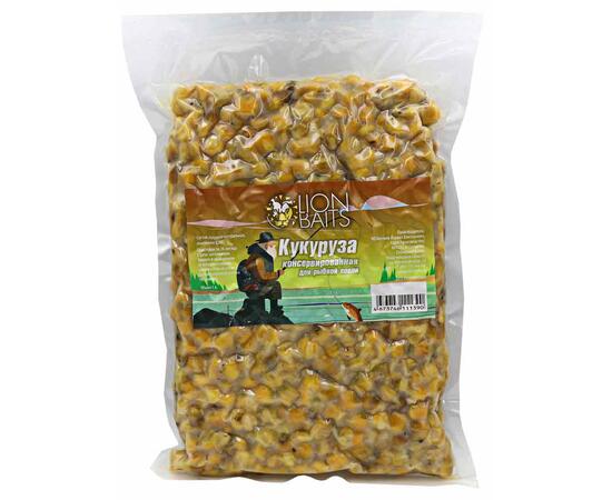 Lion baits Кукуруза натуральная в вакууме 1кг