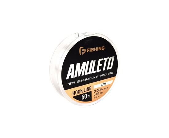 Леска F-FISHING Amuleto Hook Line Clear 50м 0,094мм 0,86кг 1,9lb