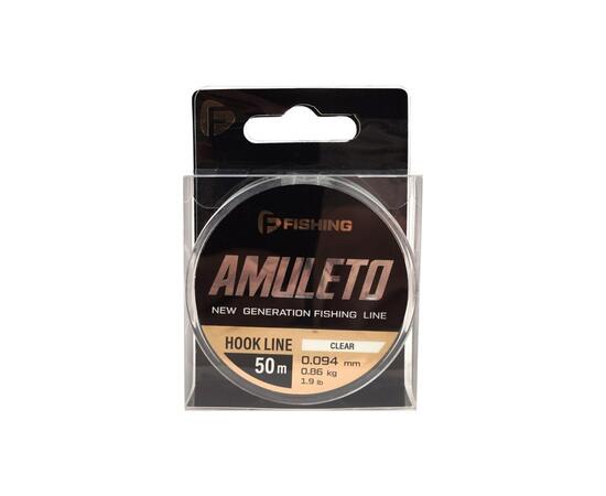 Леска F-FISHING Amuleto Hook Line Clear 50м 0,094мм 0,86кг 1,9lb