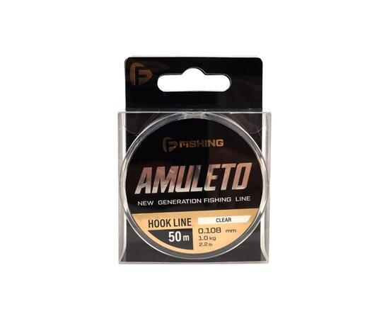 Леска F-FISHING Amuleto Hook Line Clear 50м 0,108мм 1,00кг 2,2lb