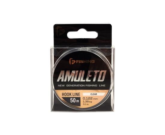 Леска F-FISHING Amuleto Hook Line Clear 50м 0,122мм 1,39кг 3,1lb