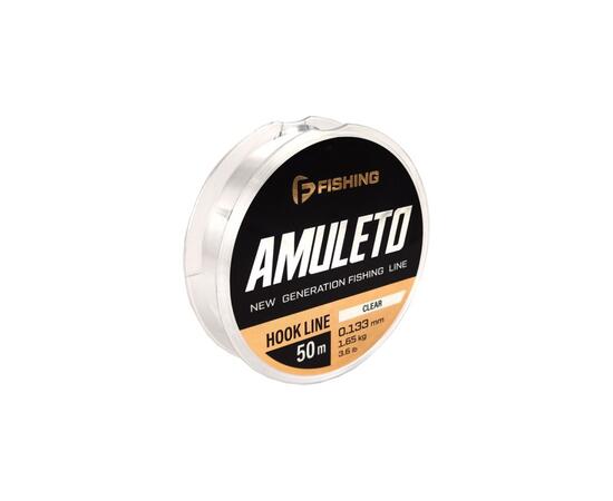 Леска F-FISHING Amuleto Hook Line Clear 50м 0,133мм 1,65кг 3,6lb